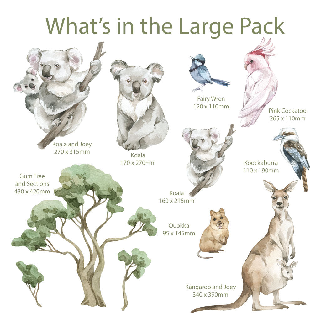Australian Animal Wall Decals