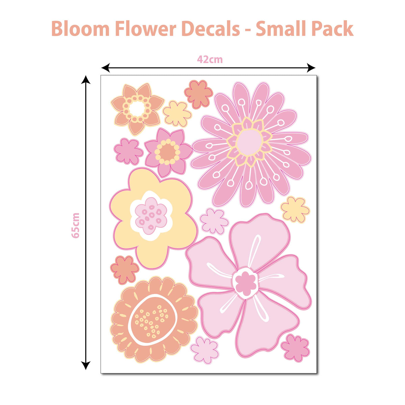Bloom Flower Wall Stickers