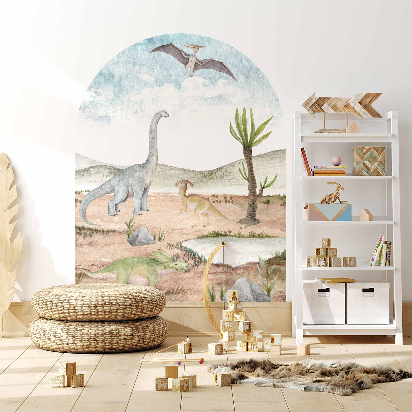 Dinosaur Adventures Arch Wall Decals