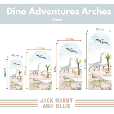 Dinosaur Adventures Arch Wall Decals