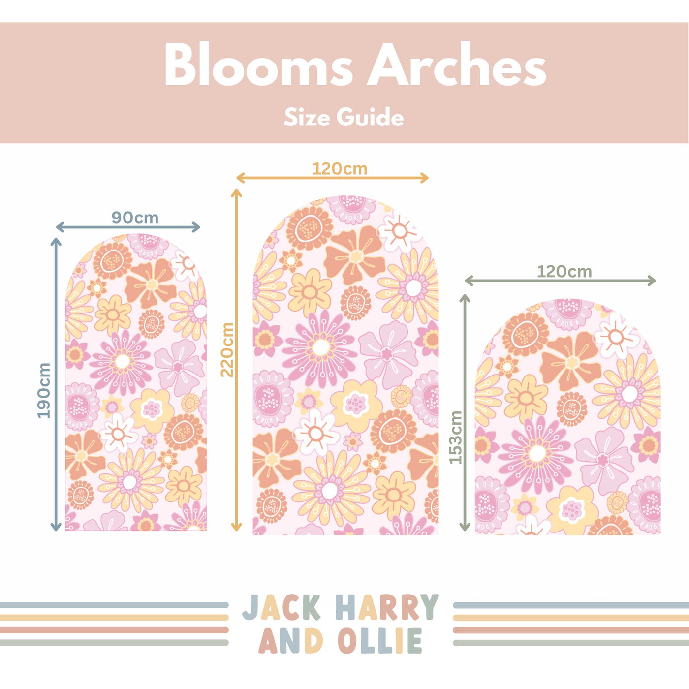 Bloom Arch Wall Decals Style 1