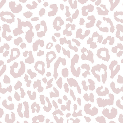 Safari Leopard Soft Pink Wallpaper - Jack Harry and Ollie